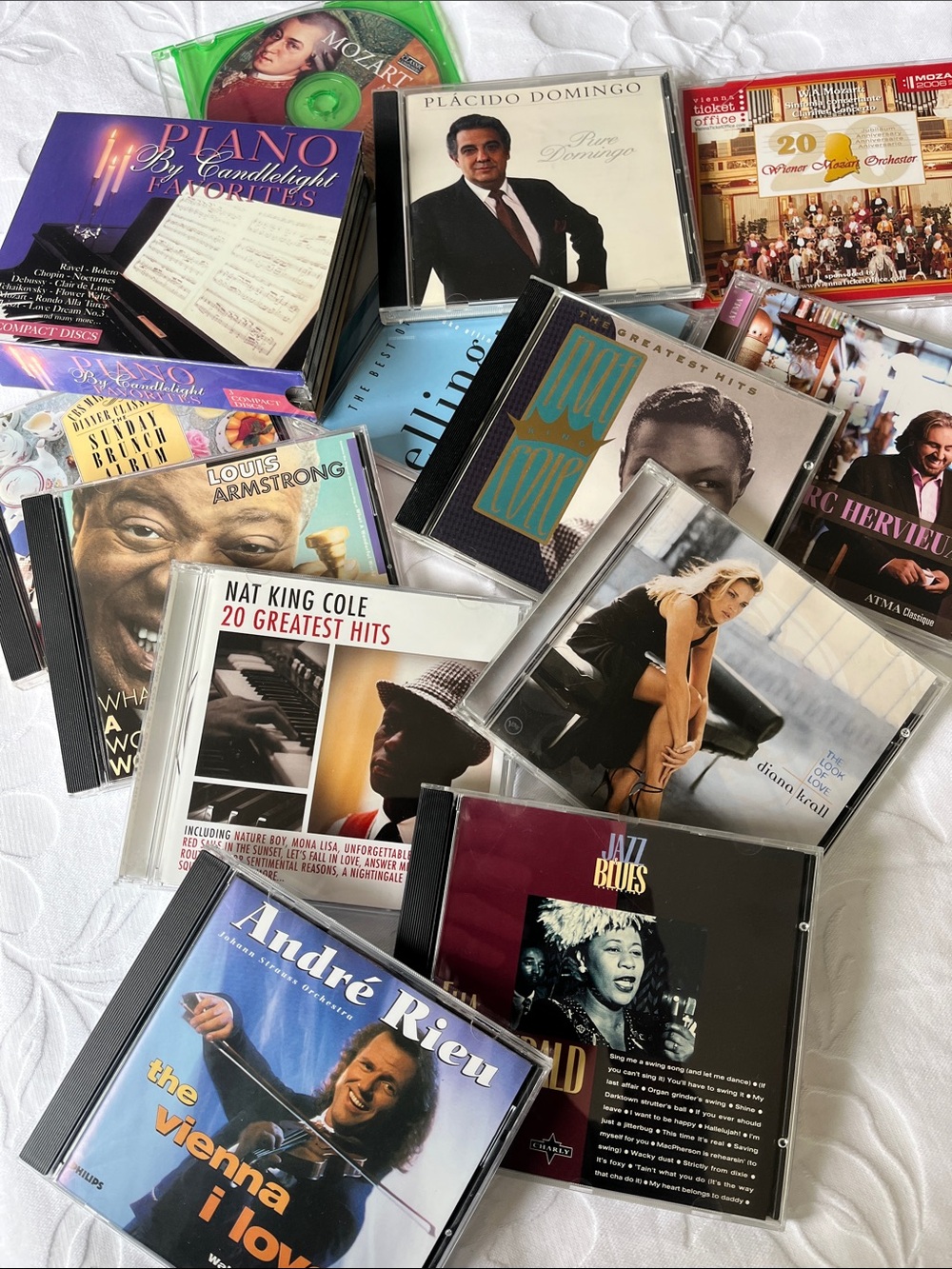 Mixed Jazz & Classical CD Lot — Various Artists — Multi-Color Covers
